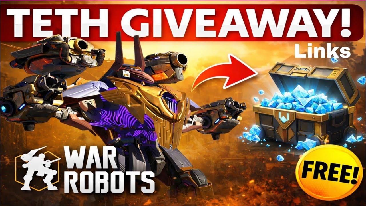 40 Teth Giveaway YouTube Links - War Robots  #warrobots 