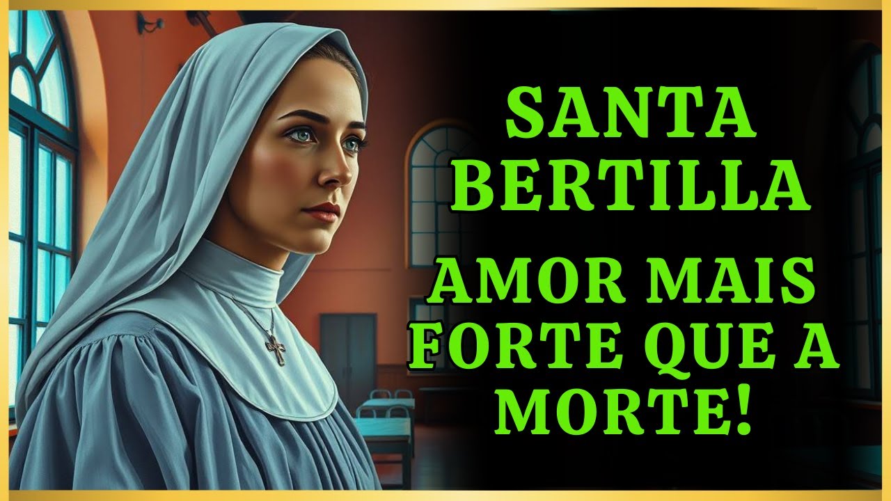 ✝️A ENFERMEIRA do AMOR que ESCONDEU sua própria DOR Santa Maria Bertilla 💞