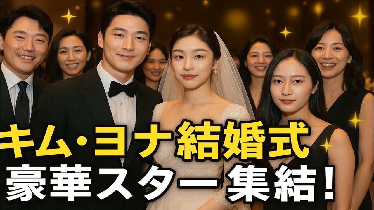 💍✨世紀のウェディング！キム・ヨナ👑とコ・ウリムの結婚式にクリスタル＆豪華スター大集合🌟