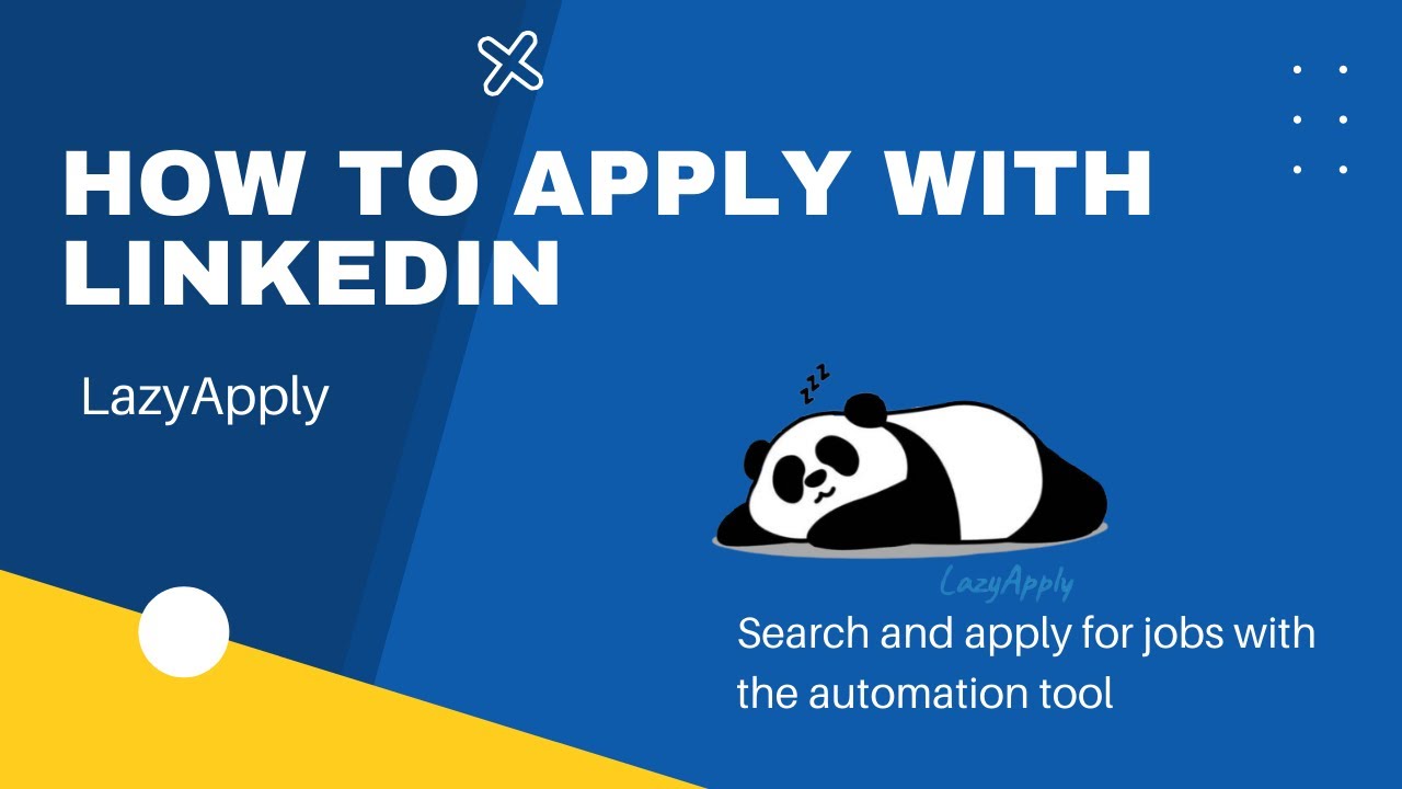 LazyApply Search and Apply for Jobs with LinkedIn