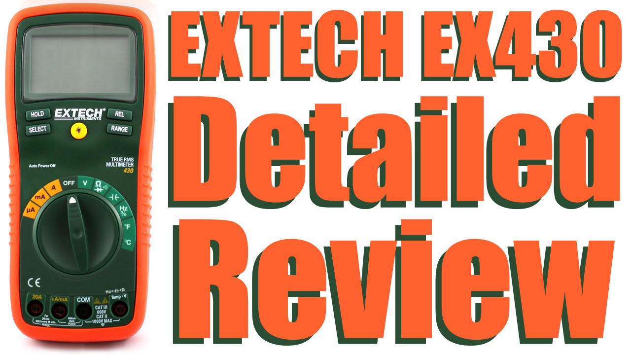 Extech EX430 Multimeter Detailed Review - #0088