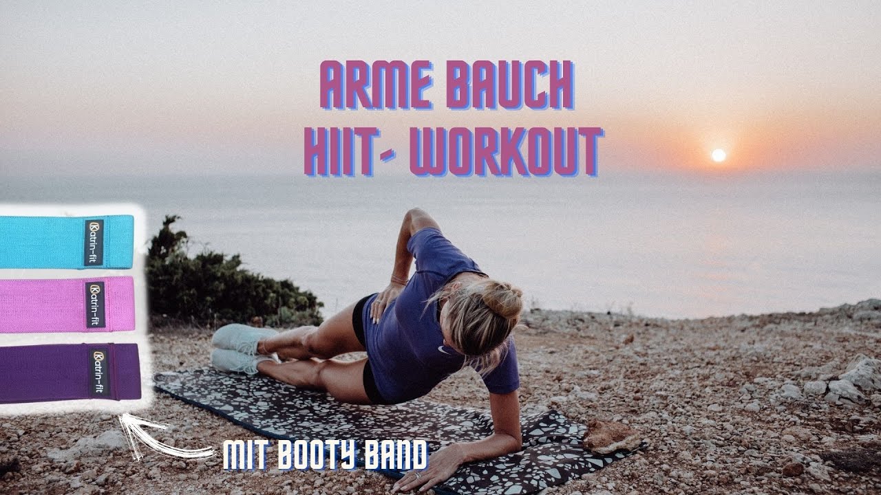 Arme Bauch HIIT Workout (mit Booty Bands) by Katrin-Fit.net