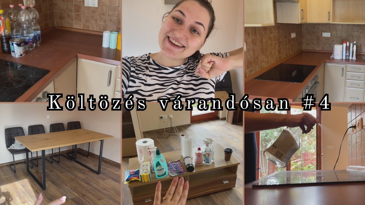 Költözős Vlog #4 - Konyha takarítás, bútorok áthozatala
