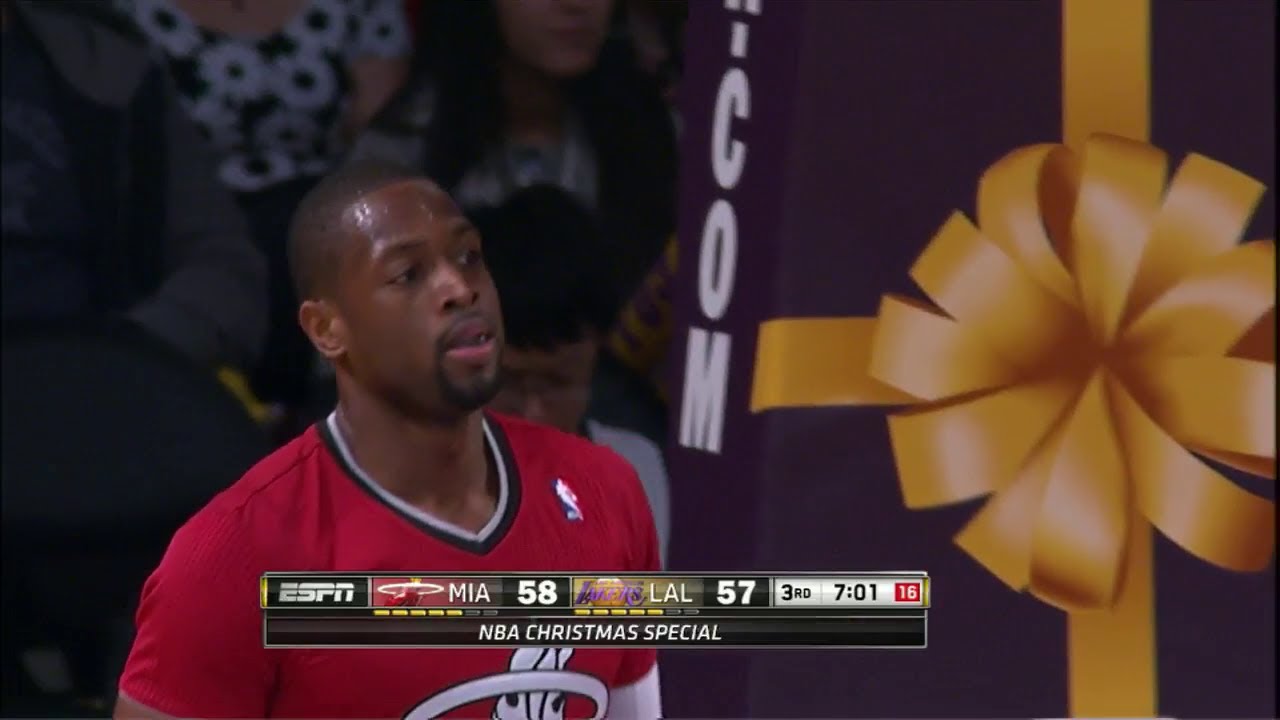 Dwyane Wade Full Highlights at Lakers (2013.12.25) - 23 Pts, 7 Assists