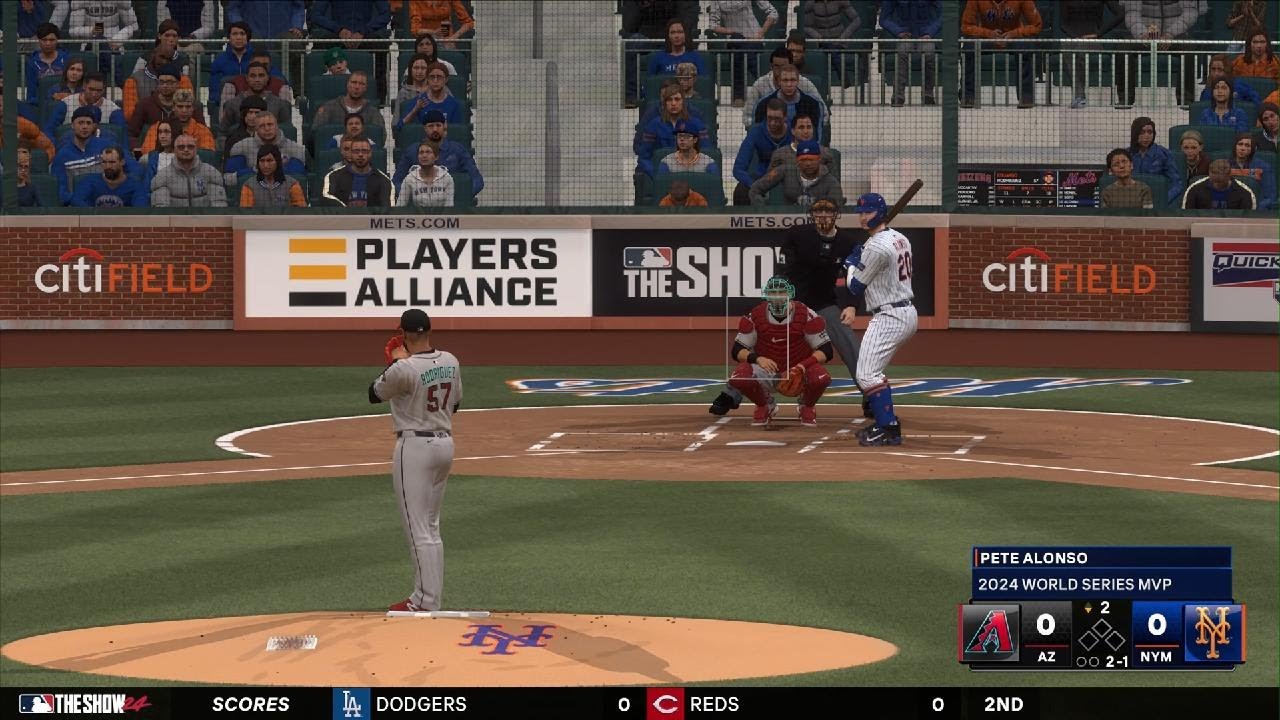 MLB The Show 24 Franchise Mode 2025 Mets Mode #7 Diamondbacks @ Mets