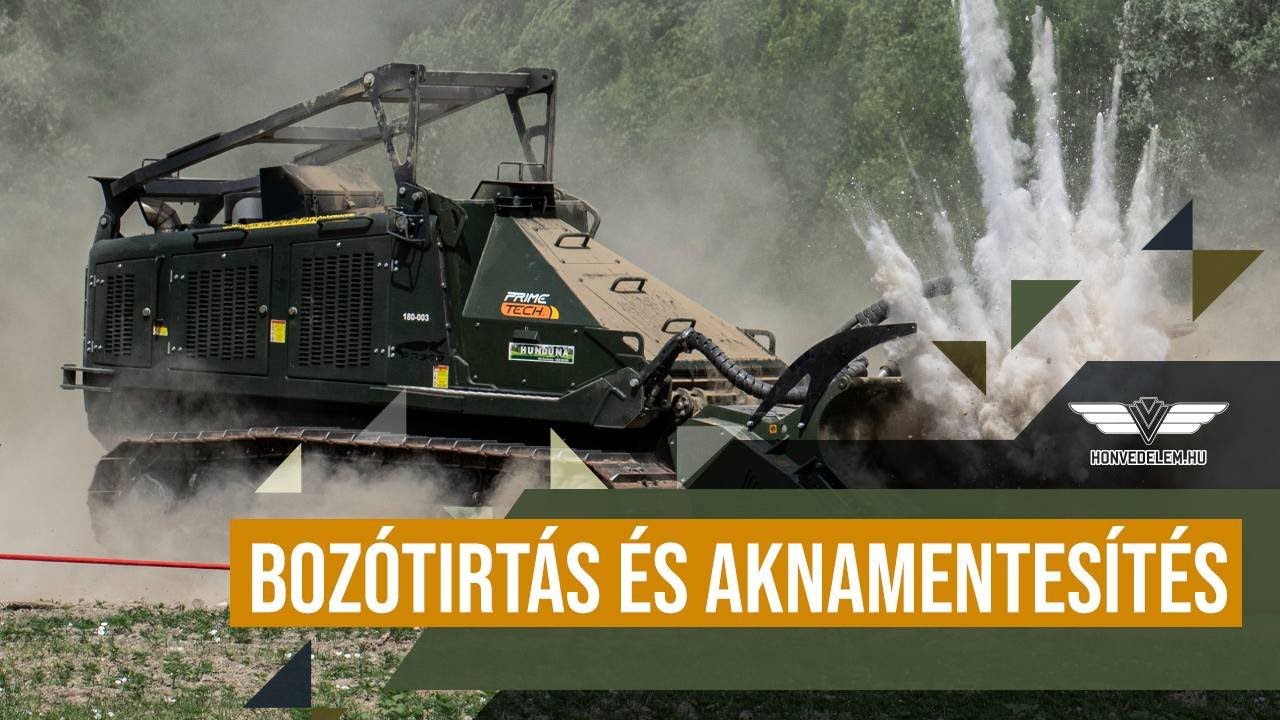 Bozótirtás és aknamentesítés
