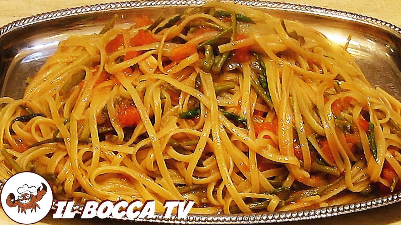 122 - Linguine agli asparagi selvatici..si ripigliano l'apatici! (piatto ricco a base di verdure)