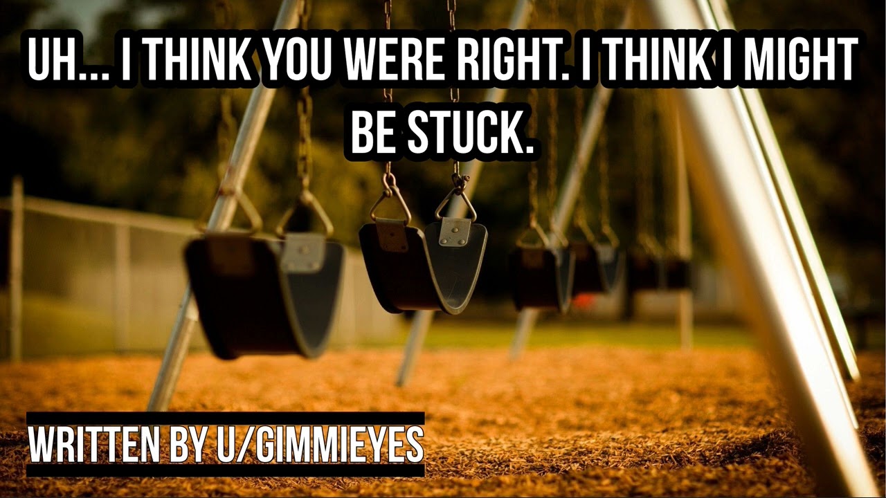 I'm stuck in a baby swing! [F4M] [Stuck] [Help me get out] [Audio roleplay] [Embarrassment]