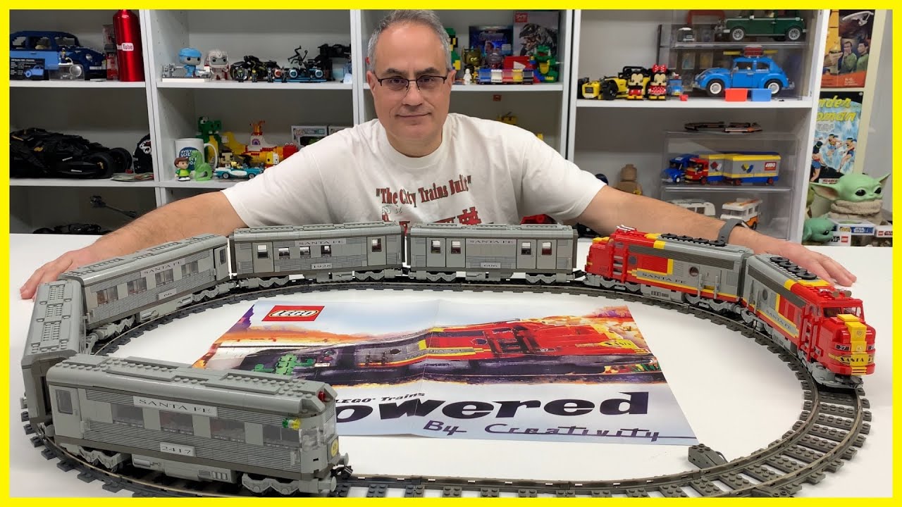 New LEGO 9V Train Solution; Santa Fe Super Chief; ft @FxBricks