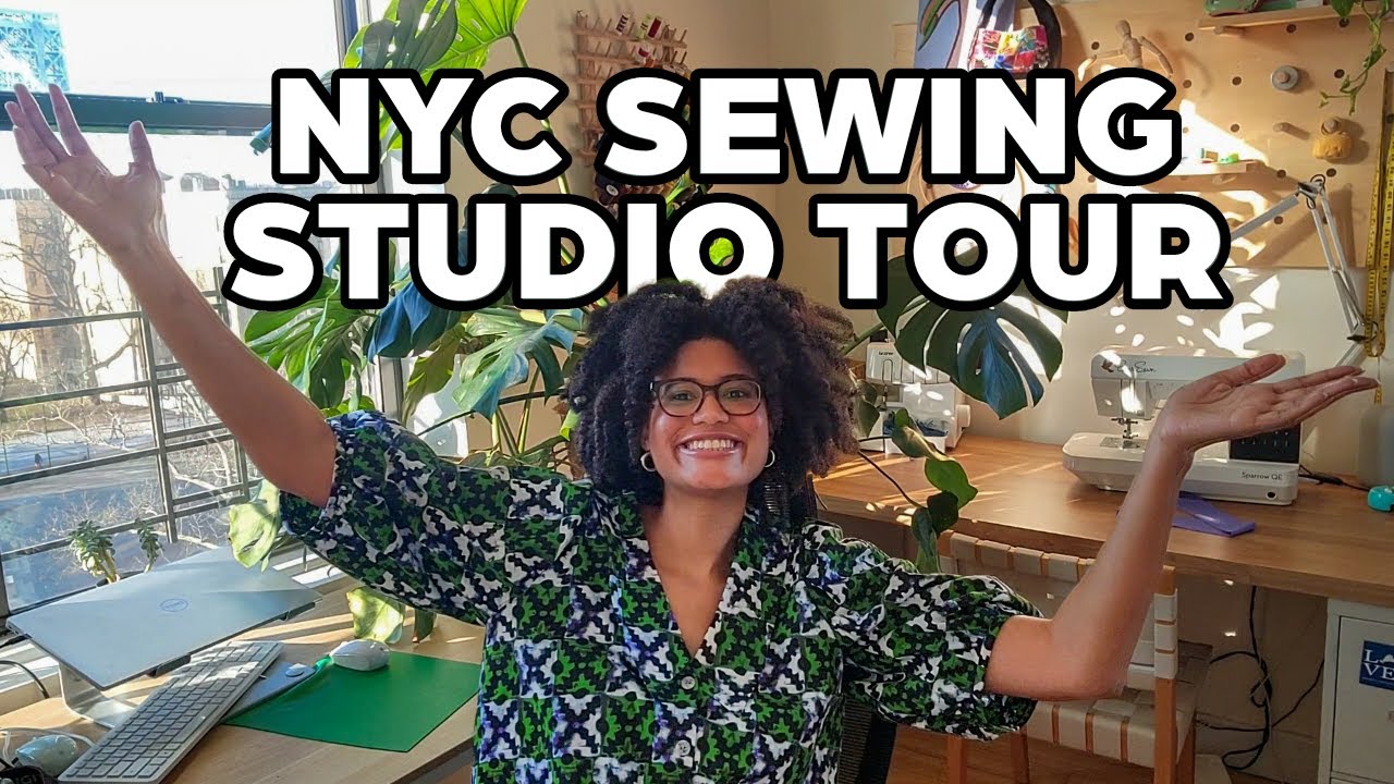 My NYC sewing studio after 1 year | Styles InSeams sewing room tour