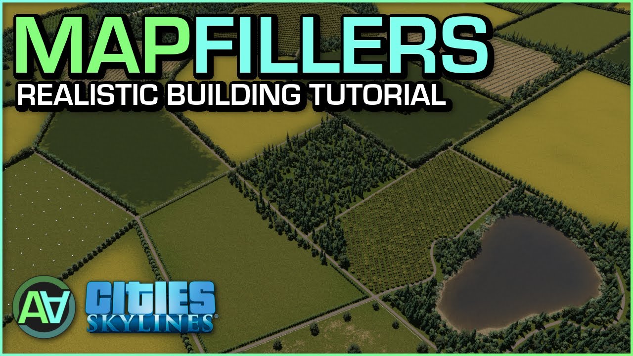 Fill Empty Map Space For More Realism - Cities Skylines Tutorial