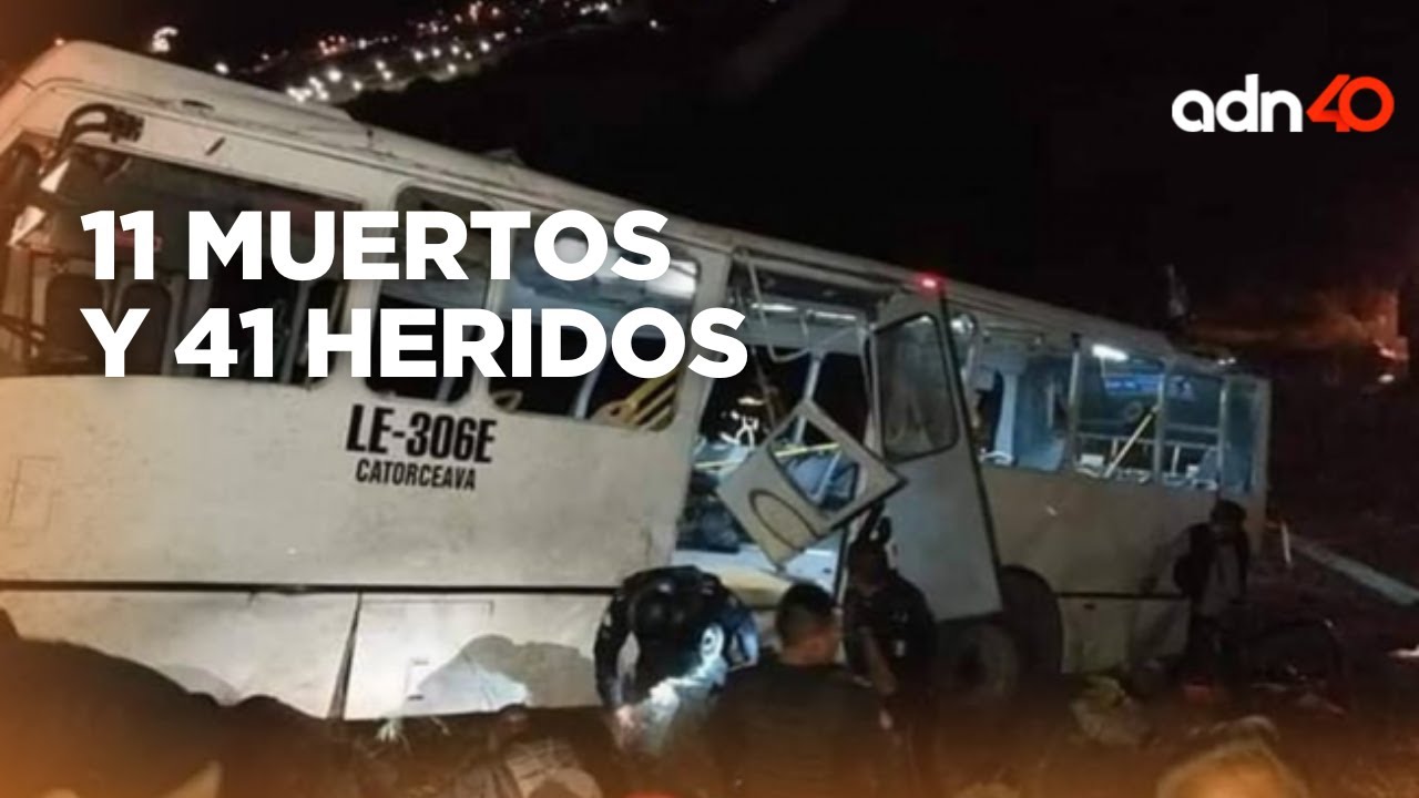 6 años de la tragedia: volcadura de transporte público dejó 11 muertos en León, Guanajuato