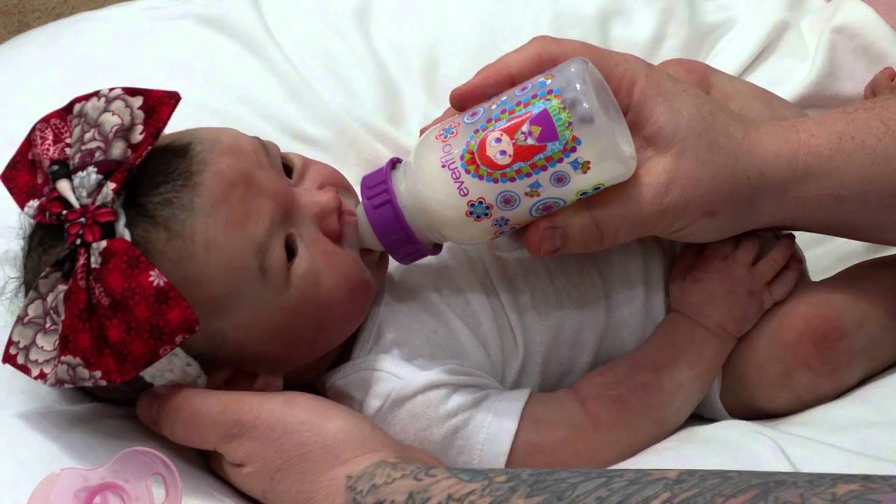 Feeding Full Body Silicone Baby Emerie Mae (Piper)