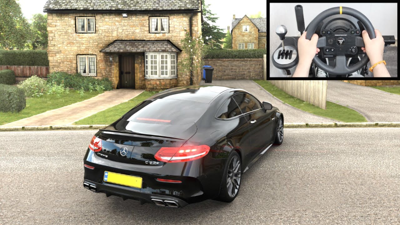 Forza Horizon 4 Mercedes C63 AMG Coupe vs Police Chase (Thrustmaster Steering Wheel) Gameplay