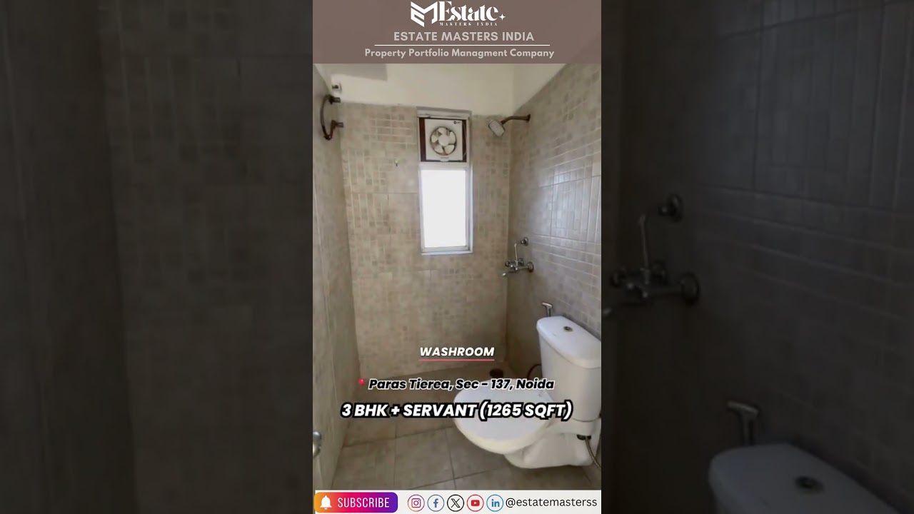 Ready to Move 3BHK + Servant Room | Paras Tierea, Sector 137 Noida | 1265 Sq. Ft. Apartment Tour