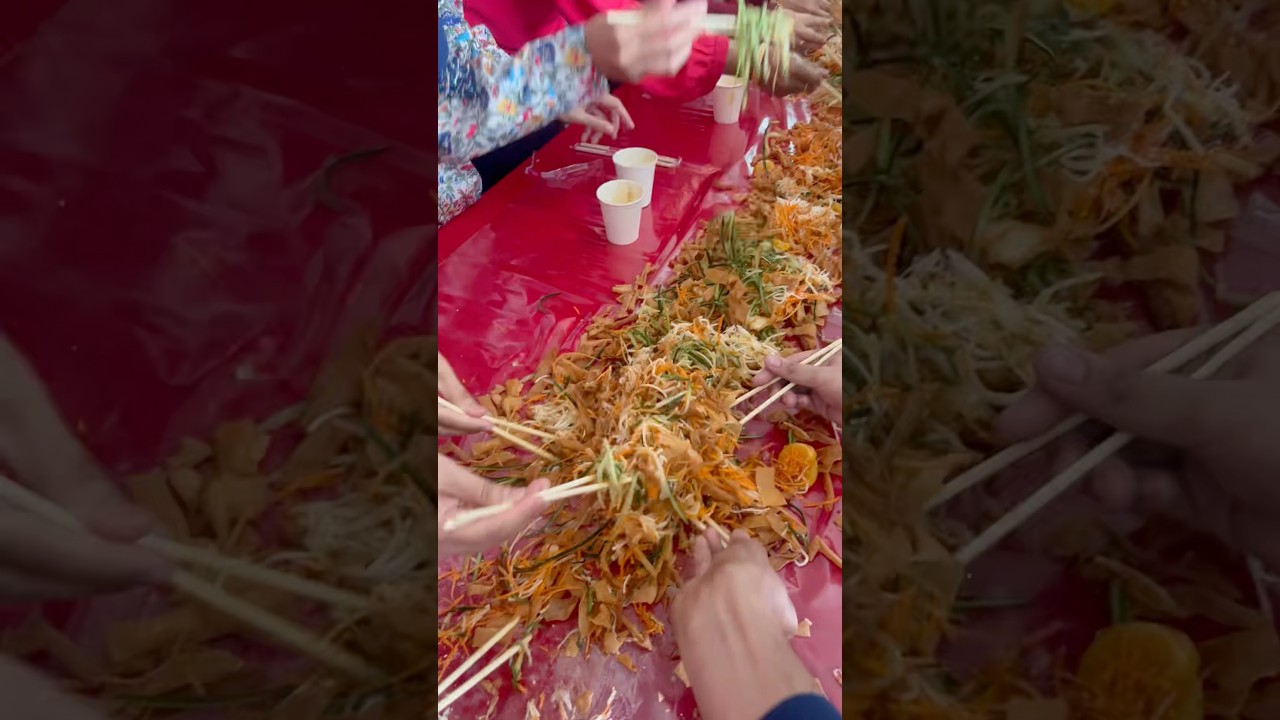 Yee sang Tossing Ceremony 2025 (Prosperity Toss Salad)