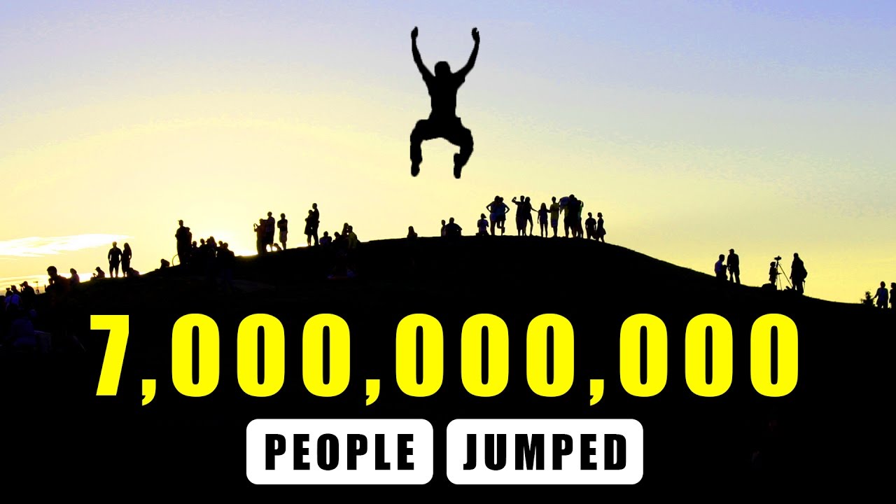 What If 7,000,000,000 People Jumped At Once?