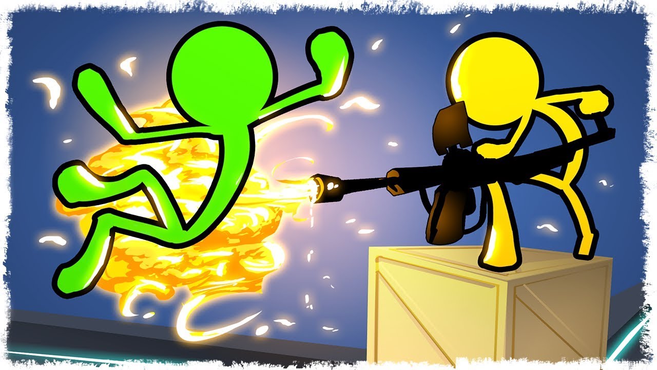 ОГНЕМЕТ VS ЗЛОЙ ЧЕЛОВЕЧЕК В STICK FIGHT THE GAME!!!