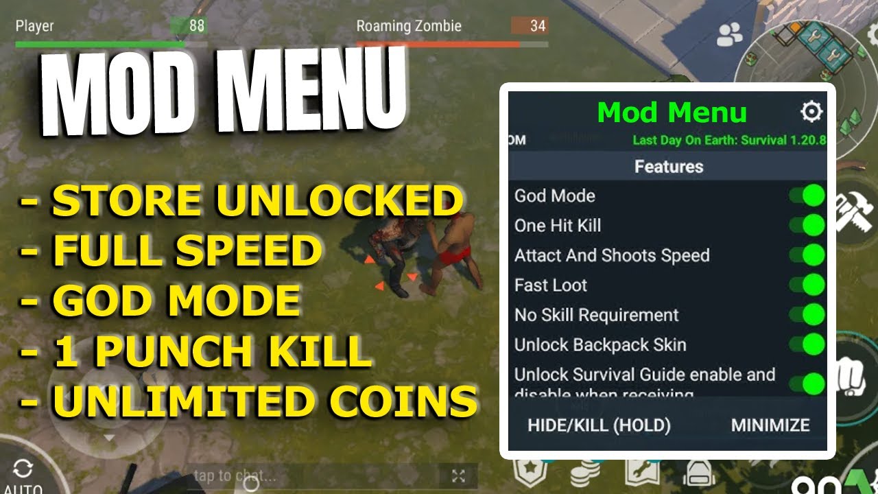 LDOE HACK/MOD Menu - Store Unlocked, Full Speed, God Mode, 1 Hit Kill & MORE! (iOS/Android)