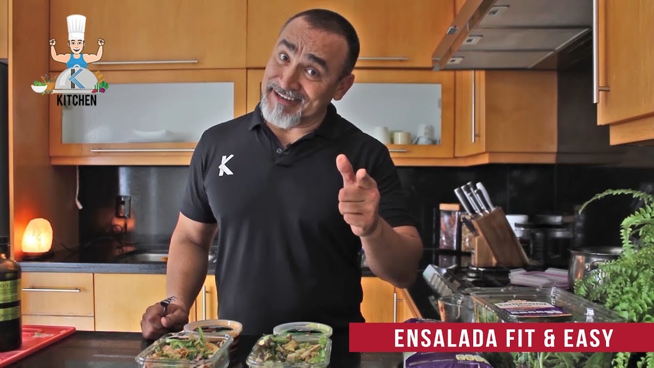 Ensalada alta en proteína al estilo del Coach Kardagar