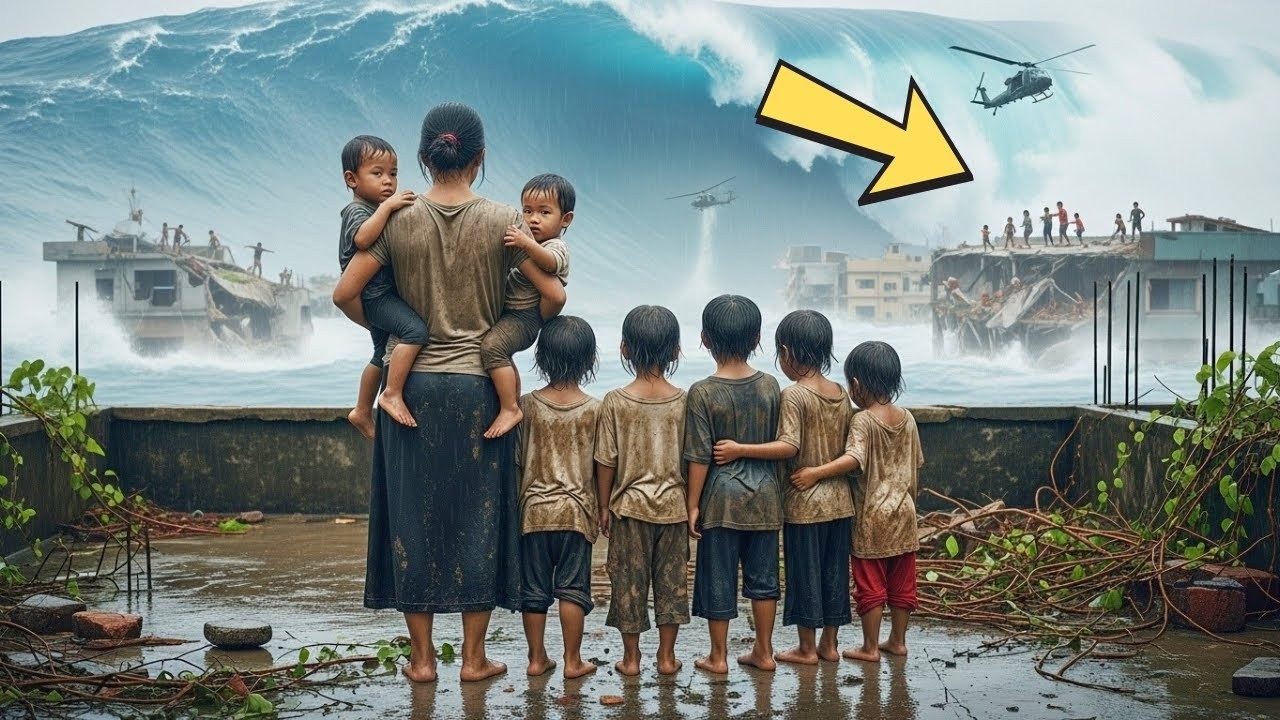 Viuda Huyó Del Tsunami Y Se Escondió En Un Edificio — Pero Lo Que Halló Allí Nadie Lo Imaginaba