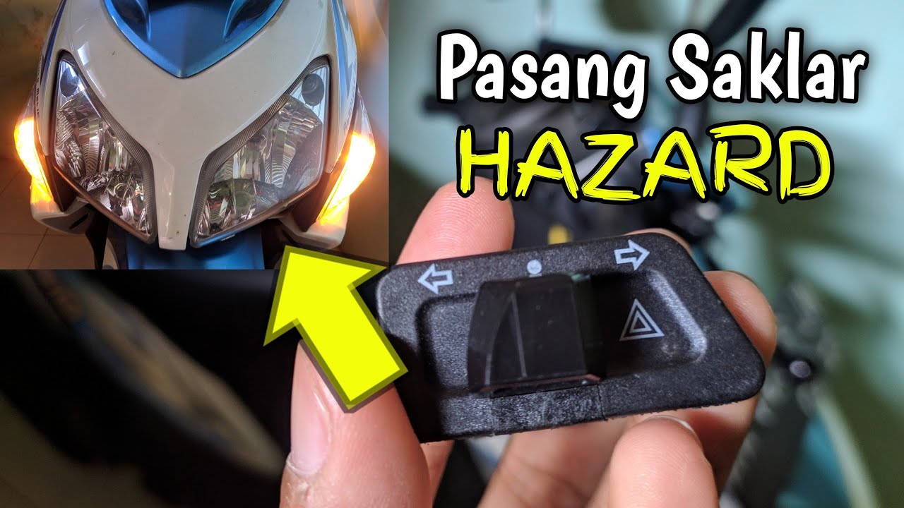 CARA PASANG SAKLAR HAZARD SEPEDA MOTOR | SEIN NYALA 2