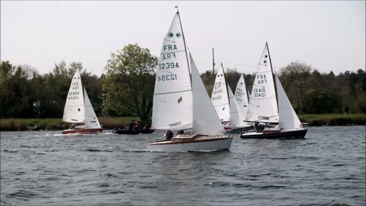 Régate de Corsaire sur le canal de Ouistreham le 30 avril 2022