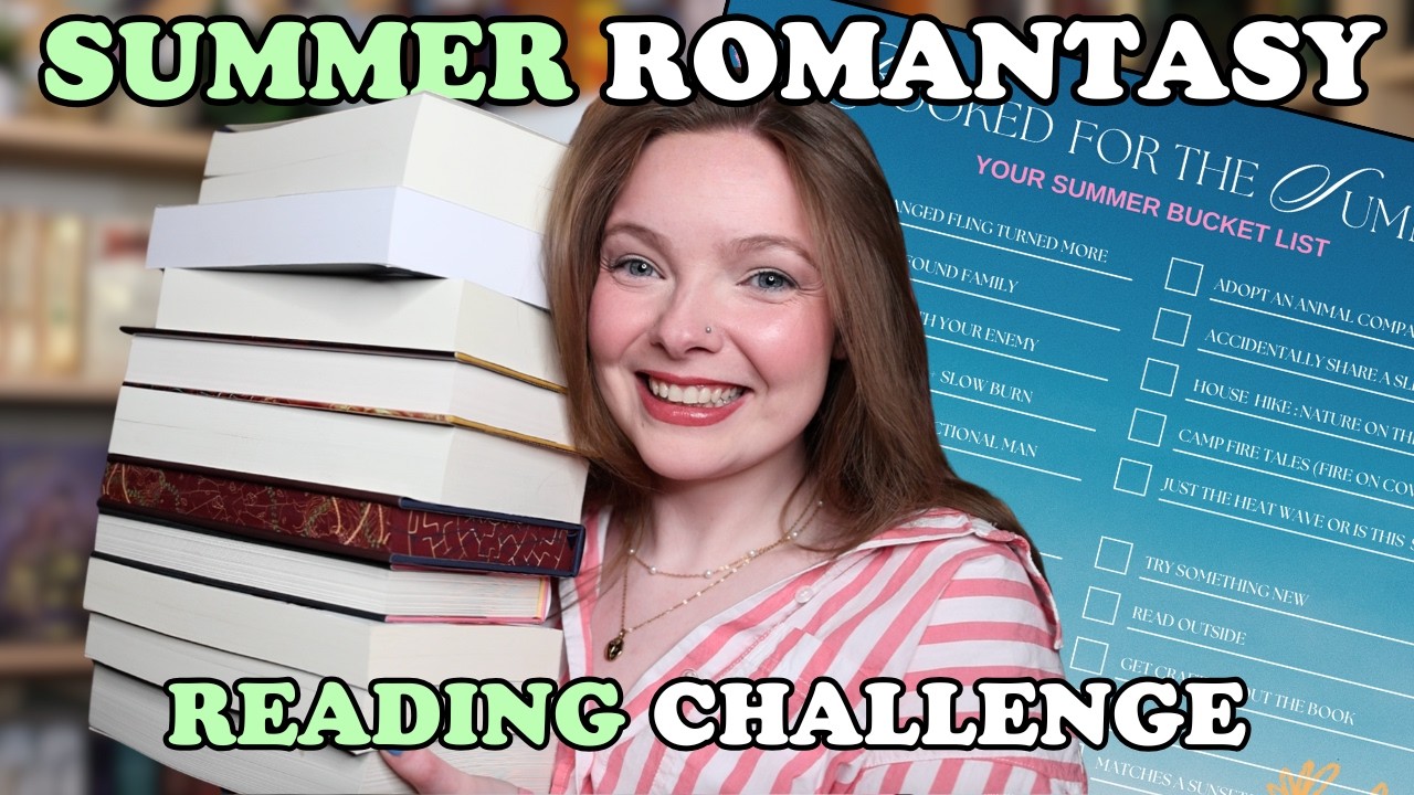 NEW summer readathon for the romance/romantasy lovers☀️ booked for the summer announcement + TBR
