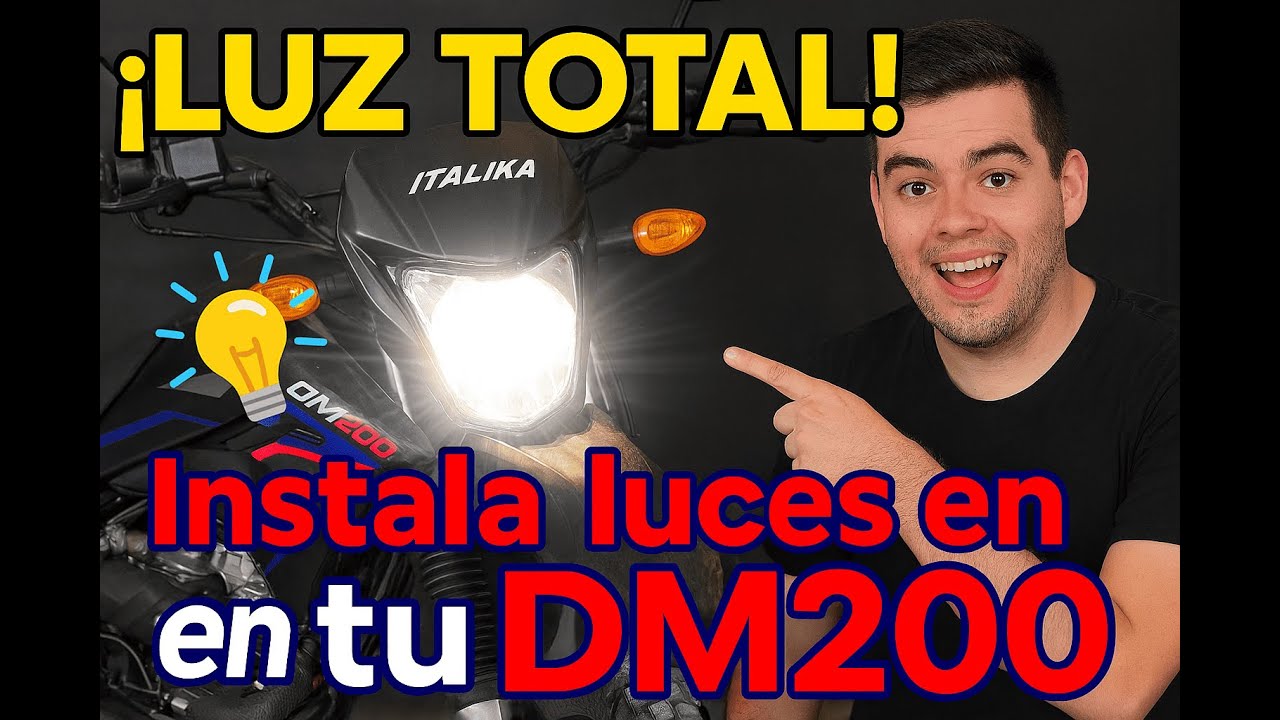 Cómo Instalar Luces en Moto Italika DM200 | Guía Completa del Sistema Eléctrico