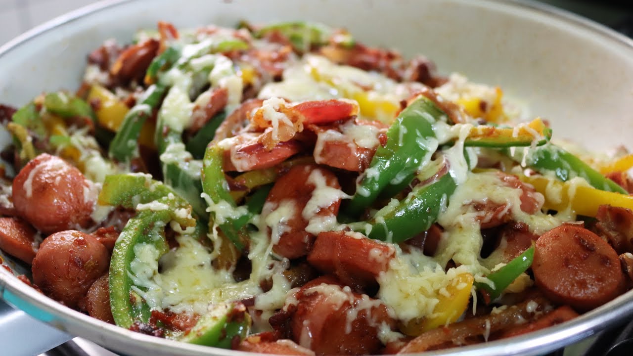 Alambre de salchicha y tocino 🌭🥓 ¡Receta fácil y deliciosa! 😋