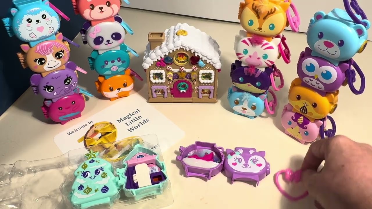 Reveal and Review of Polly Pocket 2025 Holiday Connects Bundle
