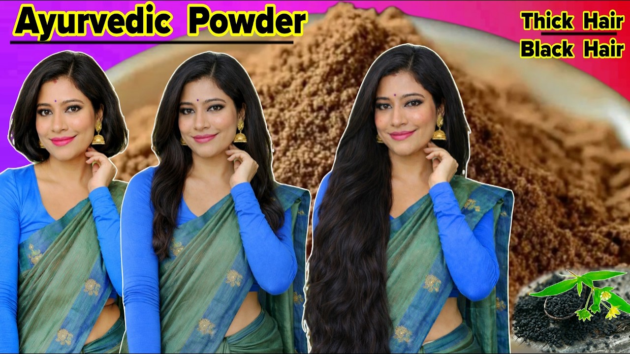Ayurvedic Powerful Minoxidil Powder To Regrow Hair & Get 10×Thick Black Hair ।Garima Singh ।
