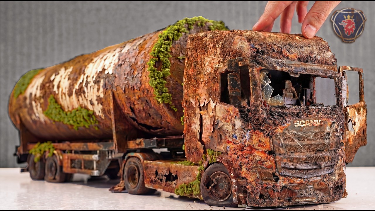 Restoration Abandoned Scania Oil Tanker Truck - Full Transformation