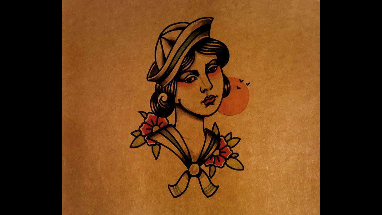 How to Draw an Old School Sailor Girl Face by thebrokenpuppet