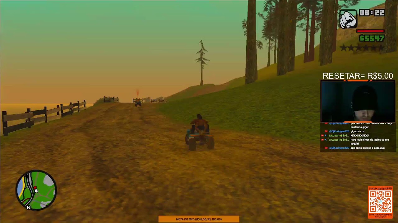 🔴AO VIVO | GTA: San Andreas (PC) | DONATE RESETA O SAVE | !DC | !PIX