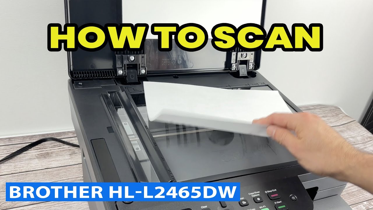Как пользоваться сканером Brother HL-L2465DW