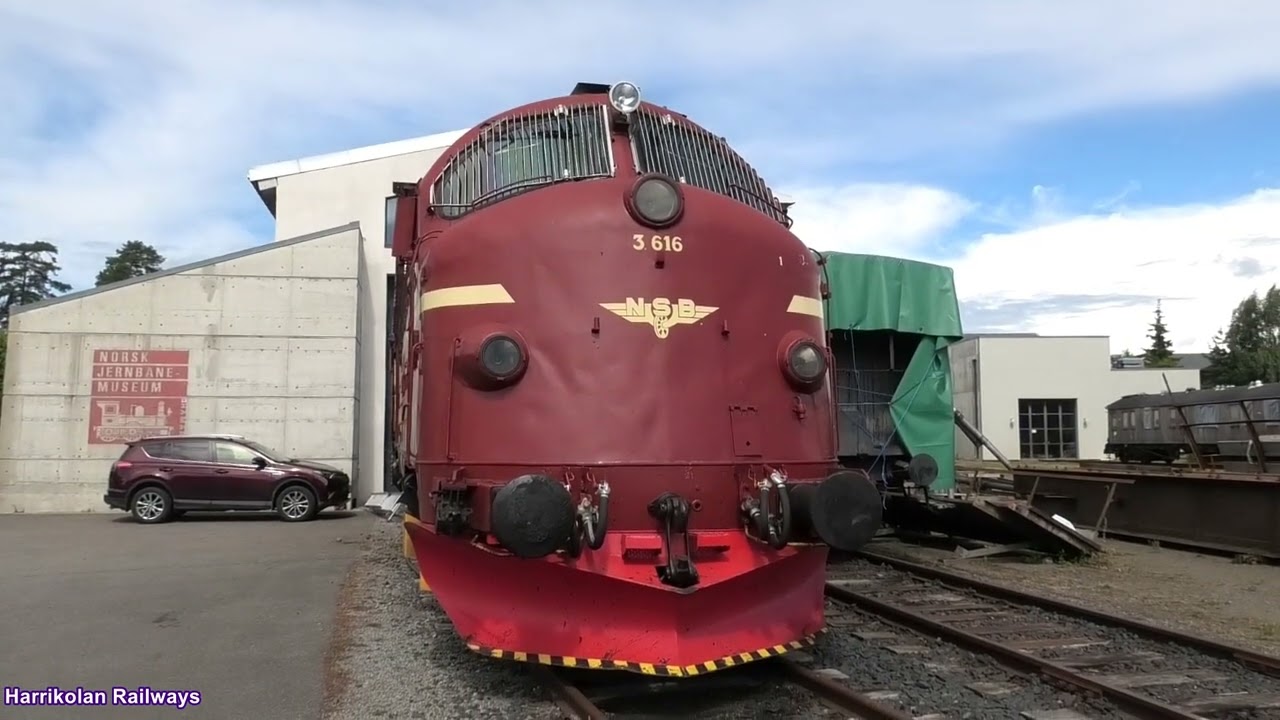 Di3 616 at the Norwegian Railway Museum, July 2022