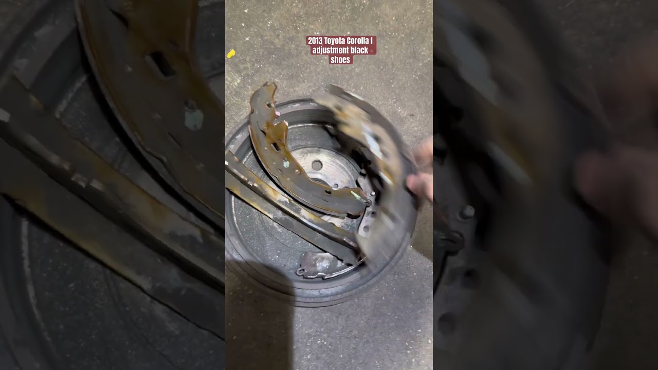 2013 Corolla adjustment brake shoes ￼