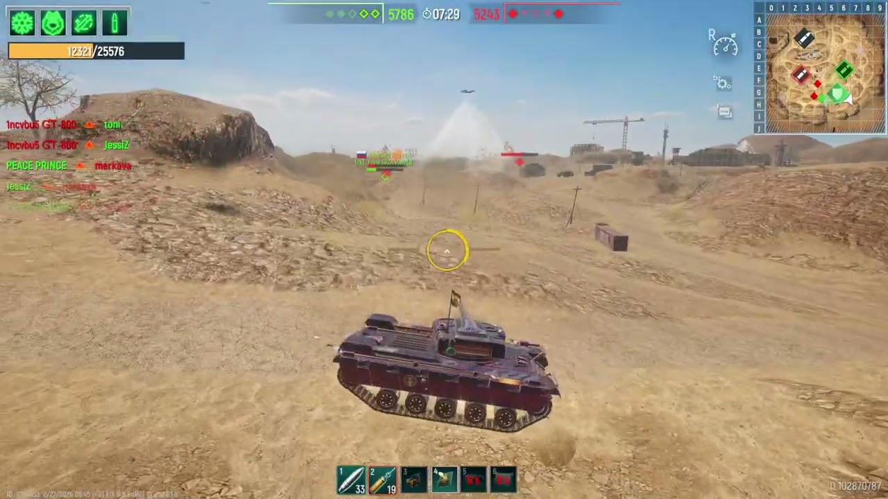 vs GT-800/Zipzippty ... Tank Force~!!