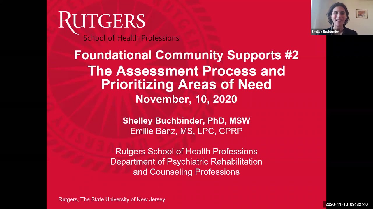 The Golden Thread of Documentation for Foundational Community Supports November 10 webinar