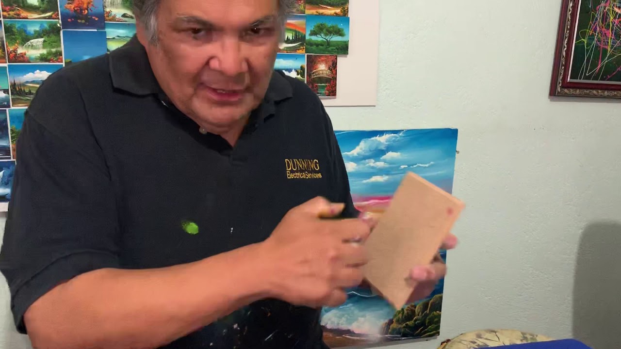 Video 18. Como pintar con los dedos, estilo, (finger painting).