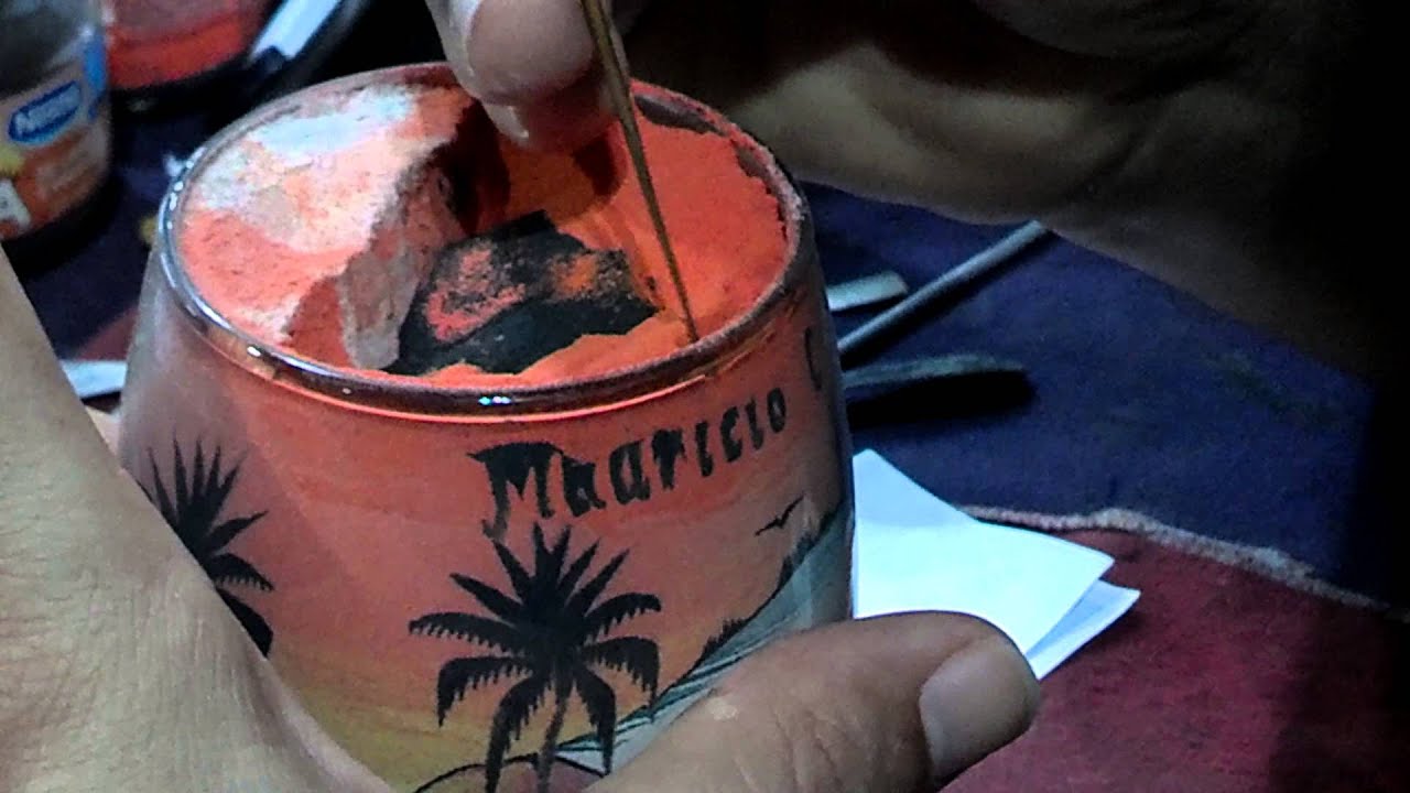 Arte em areia colorida -  Feirinha de artesanato da Av. Beira Mar - Fortaleza Ceará