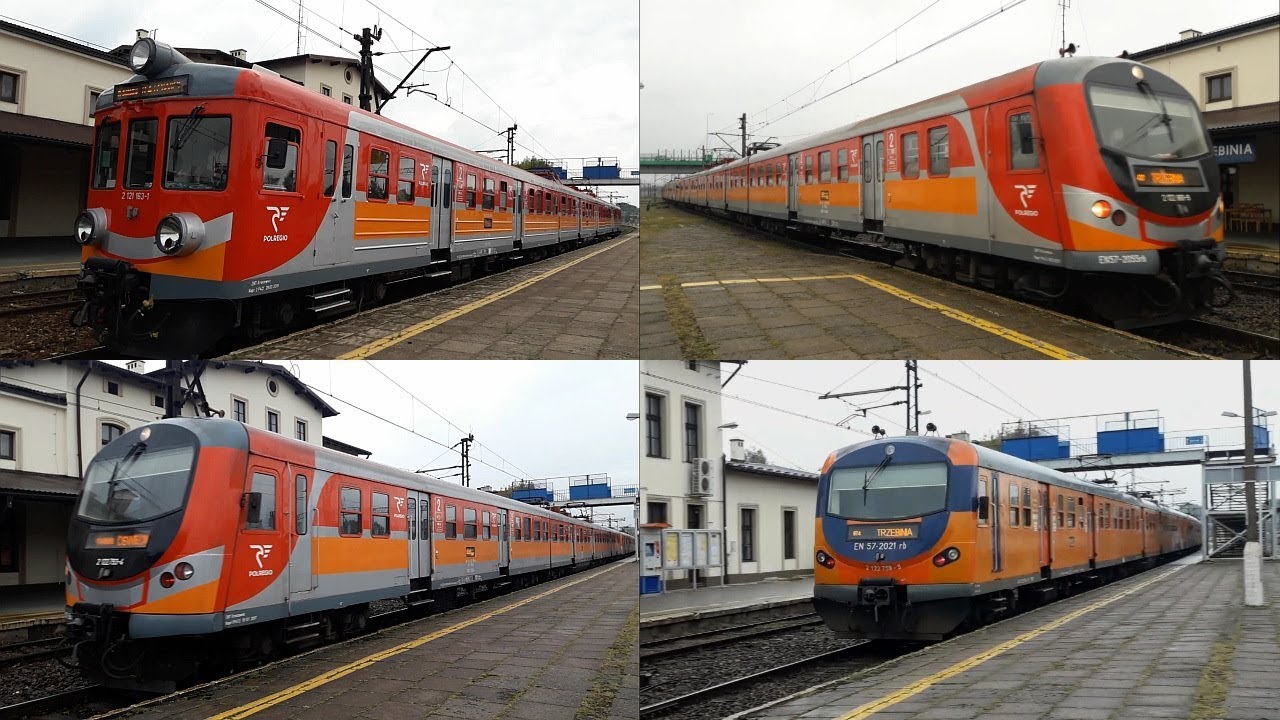 Trzebinia - Jednostki EN57 POLREGIO | EN57-781, 2013, 2021, 2033, 2051, 2055, 2061