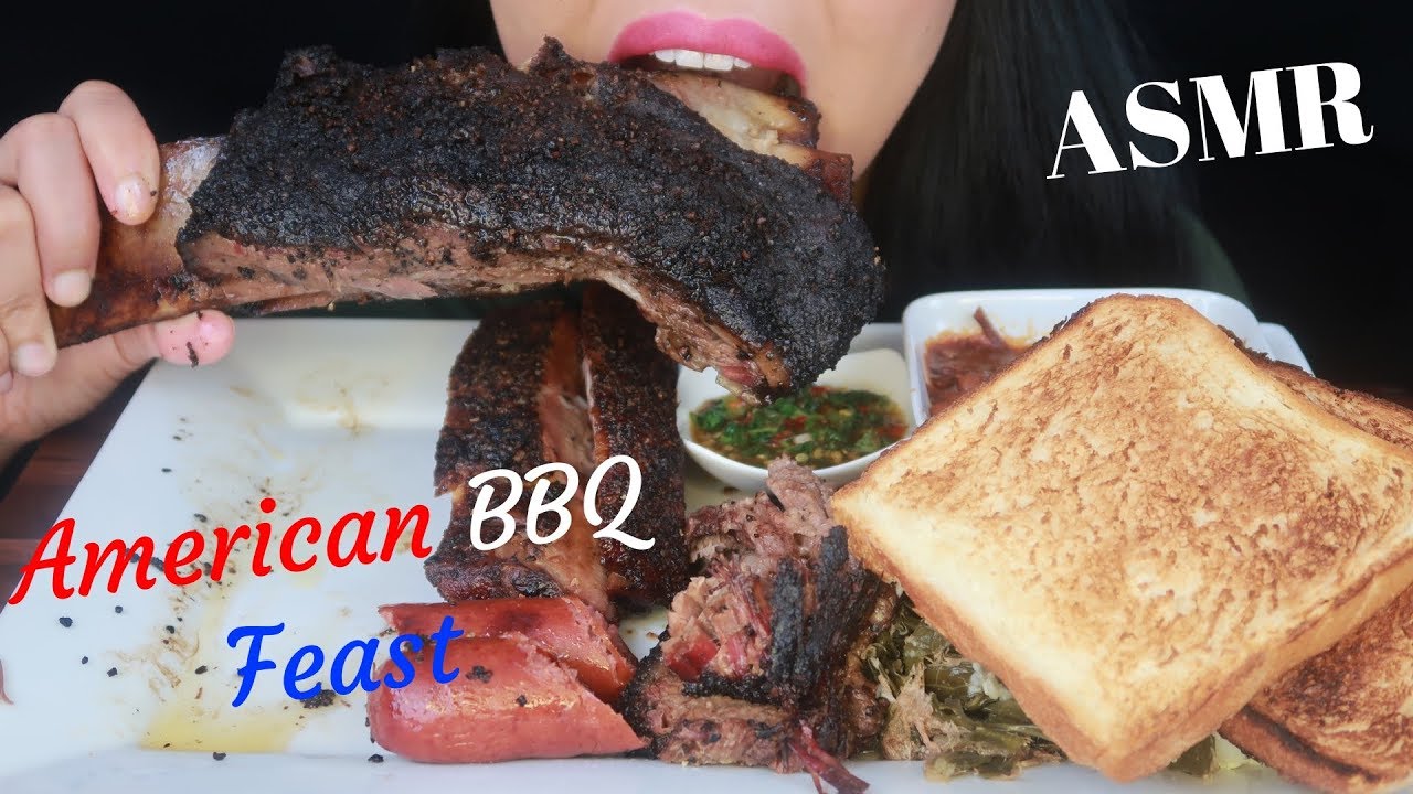 ASMR - American BBQ Feast (No Talking)