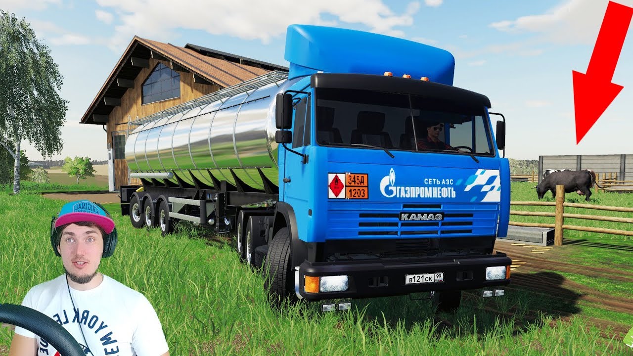 РАЗВИВАЮ ФЕРМУ КУПИЛ 10 КОРОВ НА ФЕРМУ - FARMING SIMULATOR 19