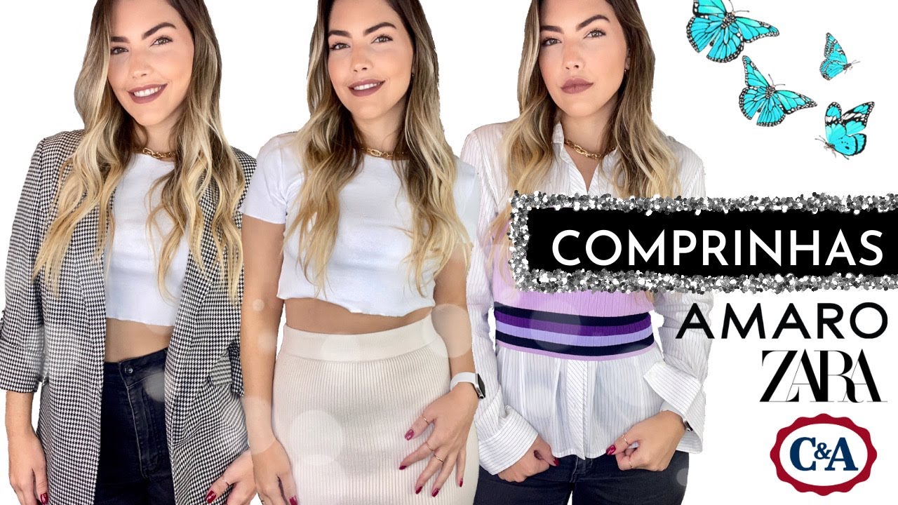 COMPRINHAS DA QUARENTENA | ZARA, AMARO E C&A