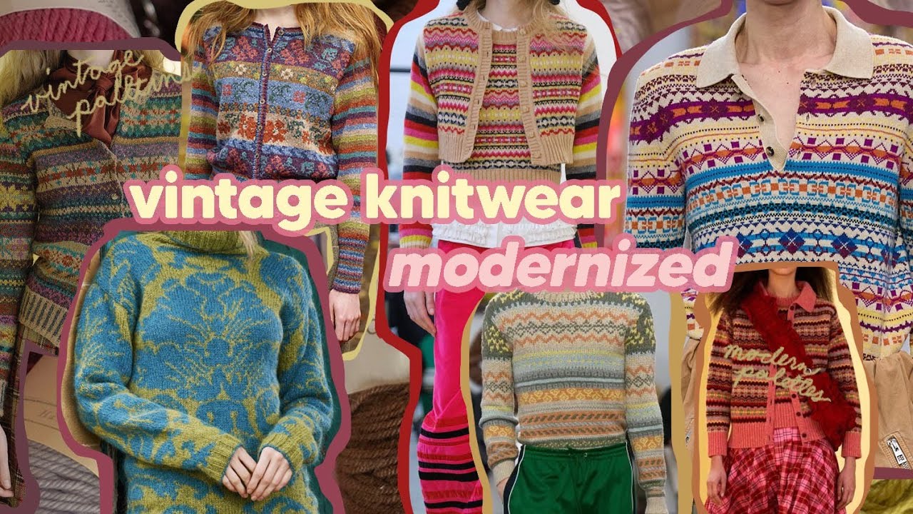 Modernizing 6 Vintage Knitting Patterns | Picking a Rhinebeck Sweater
