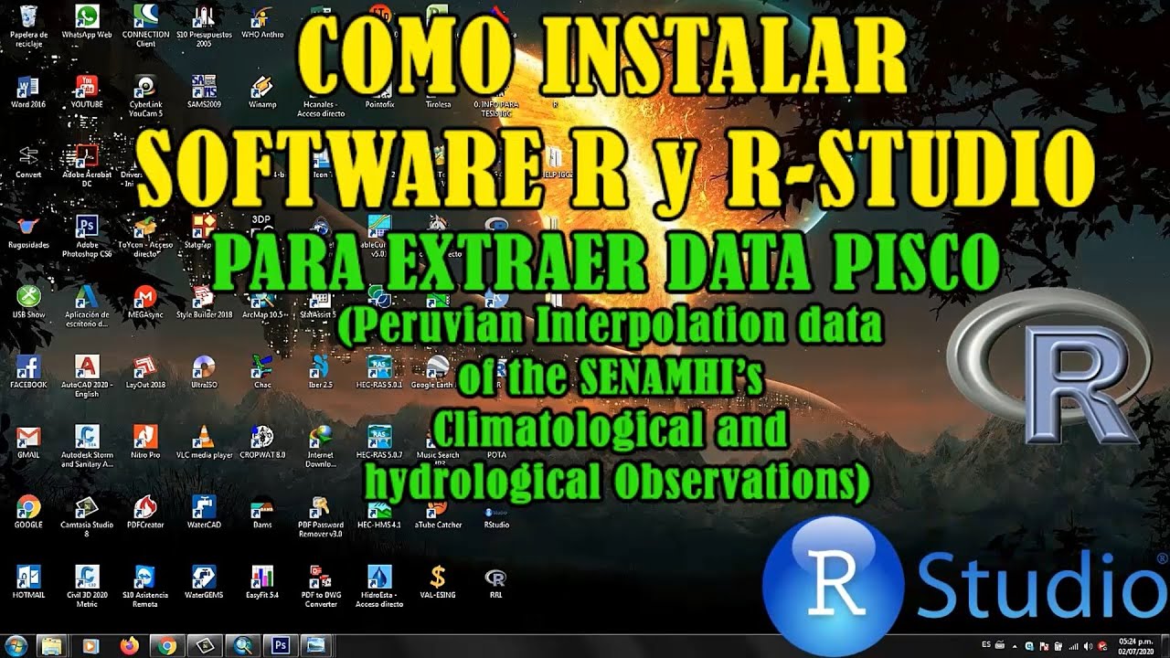 COMO INSTALAR SOFTWARE R y RSTUDIO PARA EL ANALISIS DE DATOS