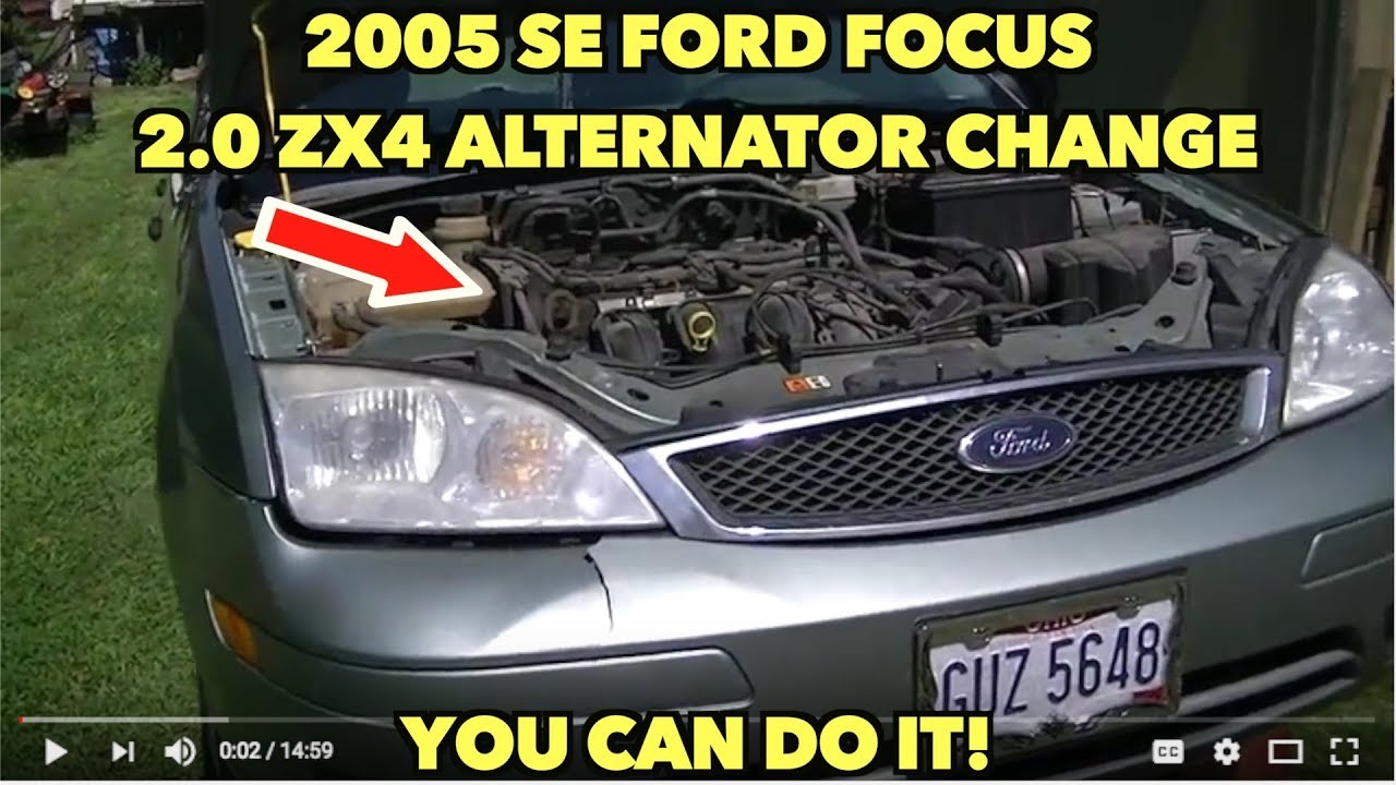 2005 SE Ford Focus 2.0 ZX4 Замена генератора... Без всей этой боли....вроде...Вы можете это сдела...
