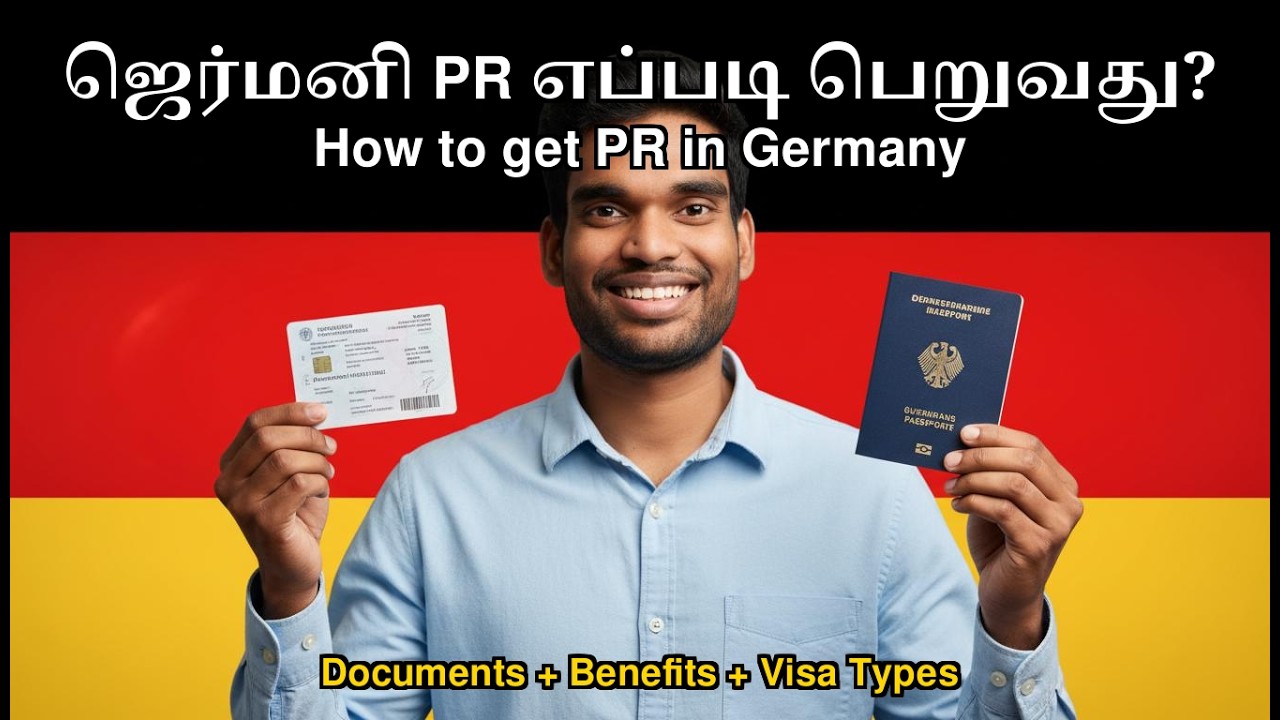 How to get PR in Germany| Life of Ponnaiyan in Germany 🇩🇪